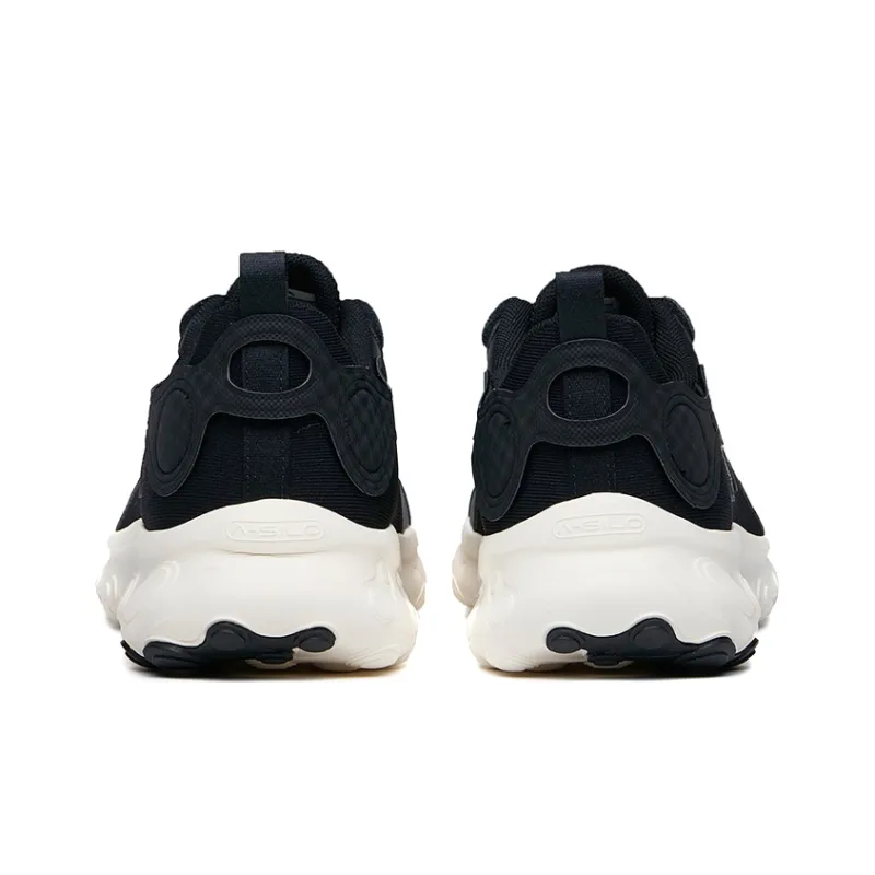 Anta Anti-Slip And Wear-Resistant Breathable Low-Top Running Shoes Men's Black White-3