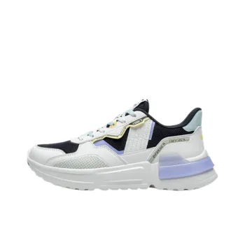 XTEP Vintage New 80 Low Top Casual Shoes Women's White Black