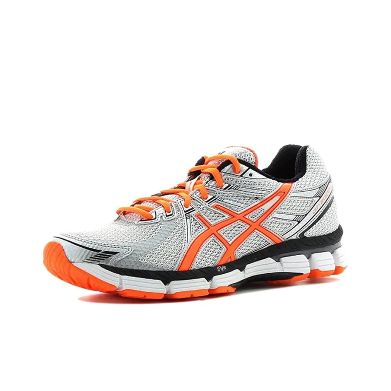 Asics Gt-2000 1 Anti-Slip And Wear-Resistant Breathable Low-Top Running Shoes Men's White Orange Yellow-2