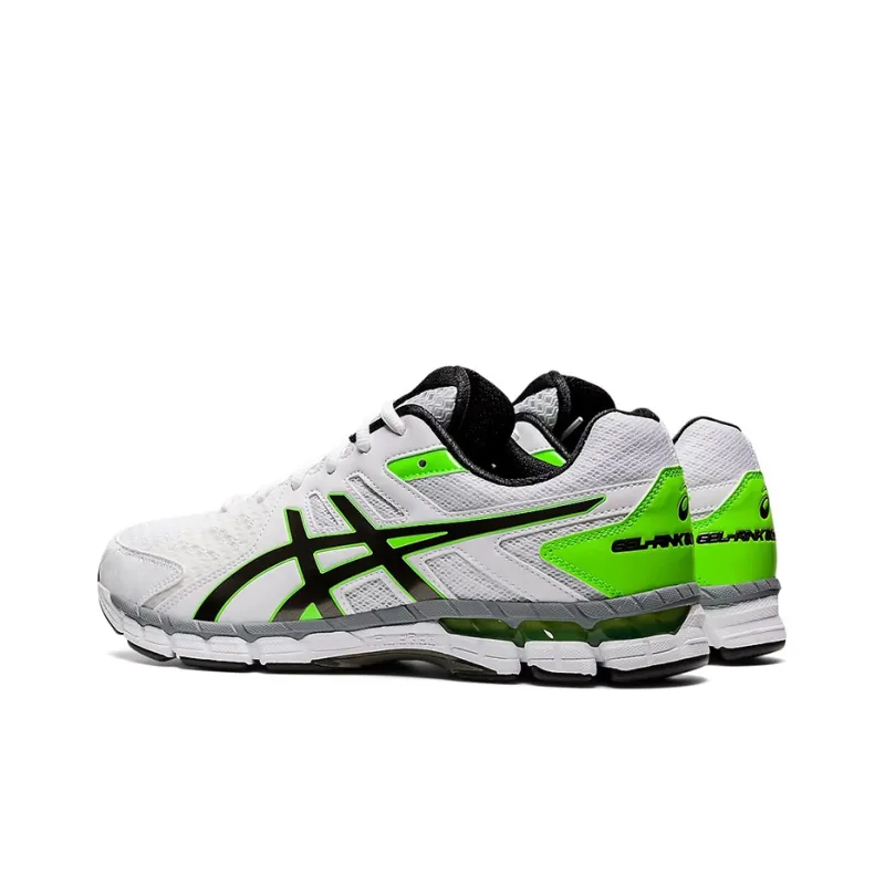 Asics Gel-Rink Scorcher 4 Anti-Slip Wear-Resistant Low-Top Running Shoes Men's White Black Green-3