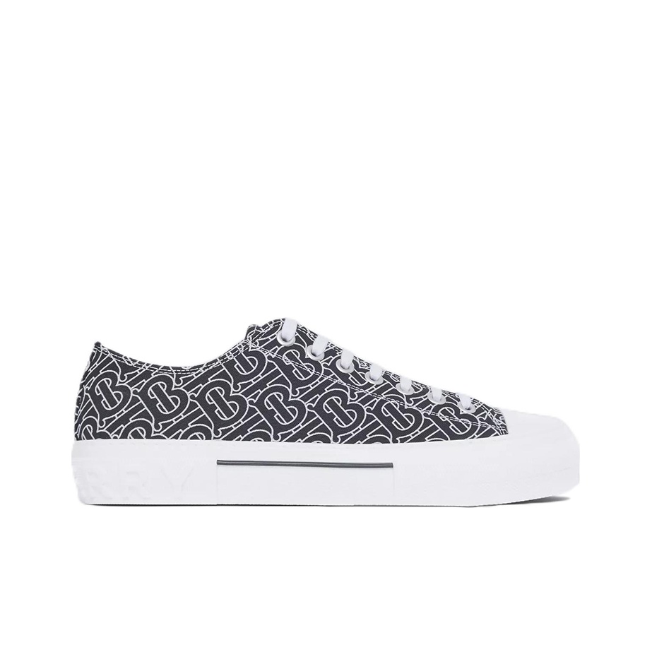 Burberry Monogram Print Cotton Low Black White - POIZON
