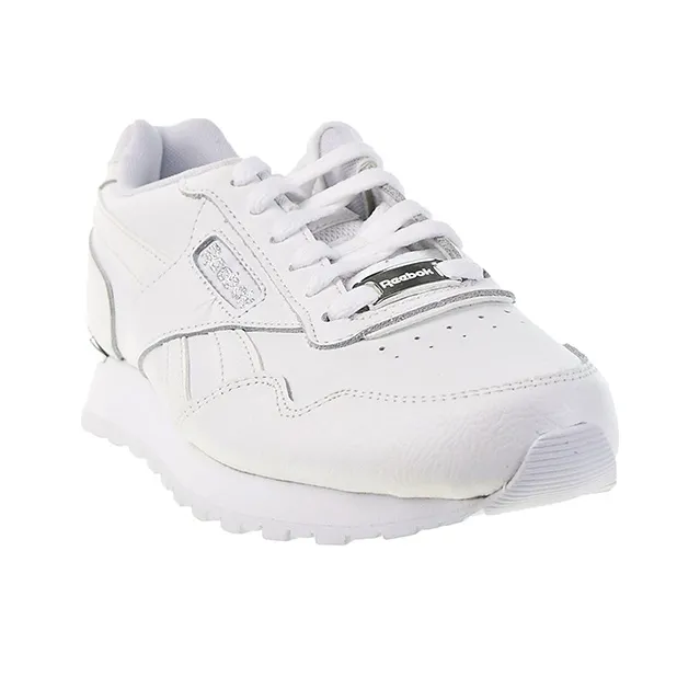 Reebok Classic Harman Run Breathable Low-Top Running Shoes Women's White Silver Blue-2