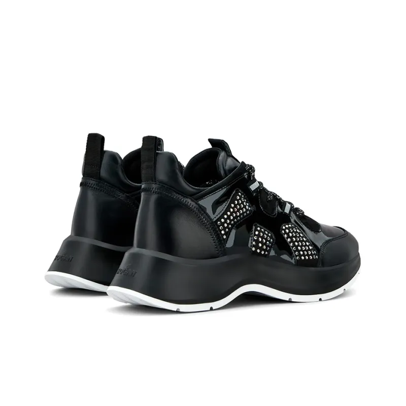 HOGAN Cushioning, Slip Resistant, Abrasion Resistant Coverage Low Top Casual Shoes Women's Black-3