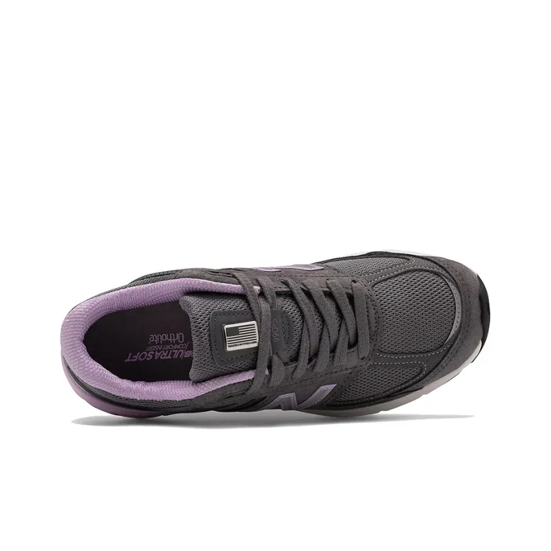 New Balance 990v5 MiUSA Lead Dark Violet Glow Women's-2