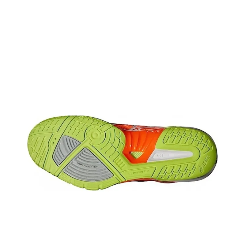 Asics Wear-Resistant Low-Top Asics/8 Men's Orange Yellow-5