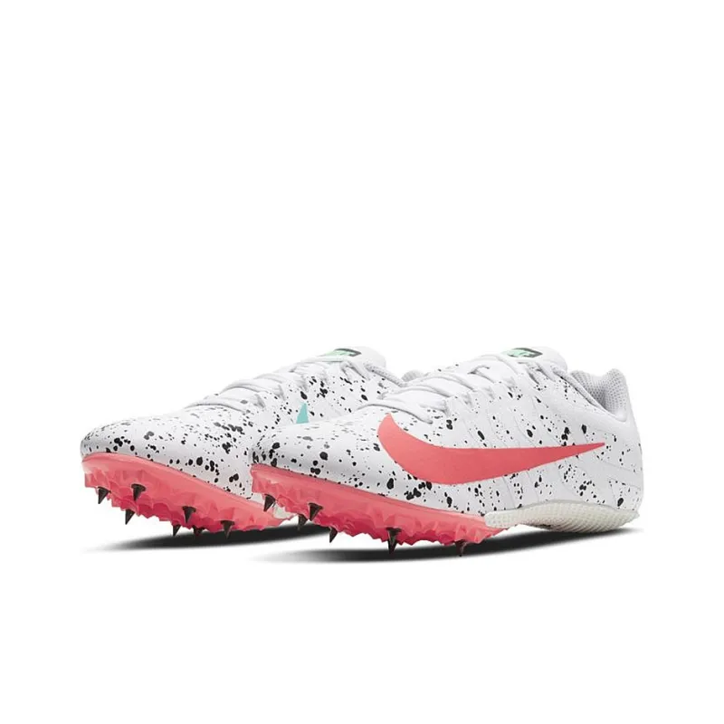Nike Zoom Rival S 9 Paint Splatter White Crimson Jade Women's-2