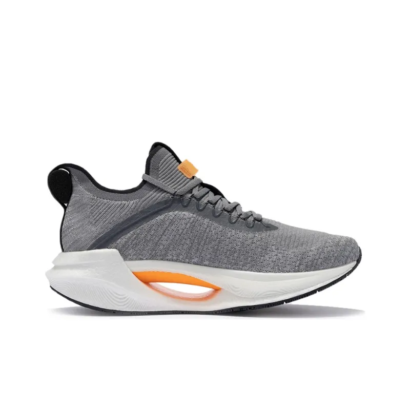 LiNing Jueying Essential Anti-Slip Wear-Resistant Low-Top Running Shoes Men's Gray-1