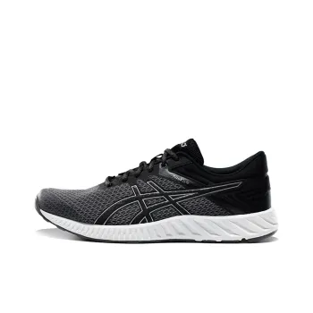 Asics Fuzex Lyte 2 Low Top Running Shoes Men's Black White