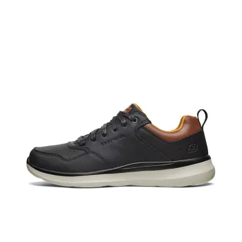 Skechers Delson 2.0 Casual Shoes Men Low Top Black/Brown