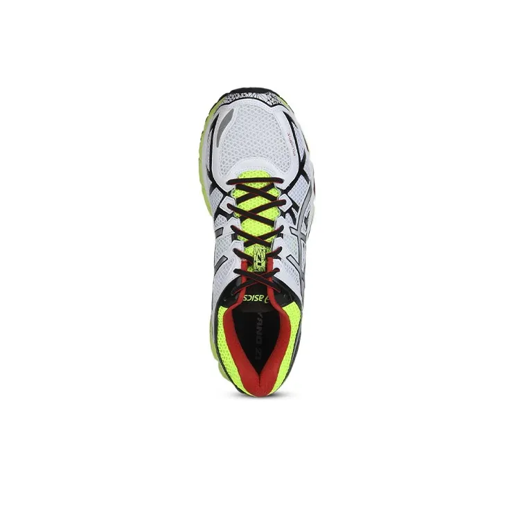 Asics Gel Kayano 21 Low Top Running Shoes Men's White Silver-3