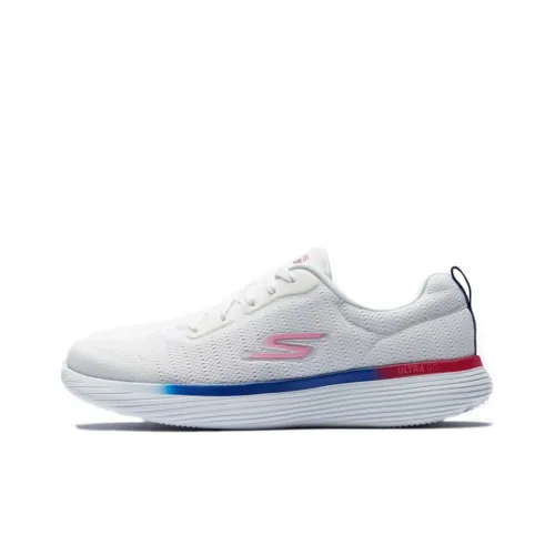 Skechers Go Run 400 V2 Casual Shoes Women's Low-Top White/Red/Blue