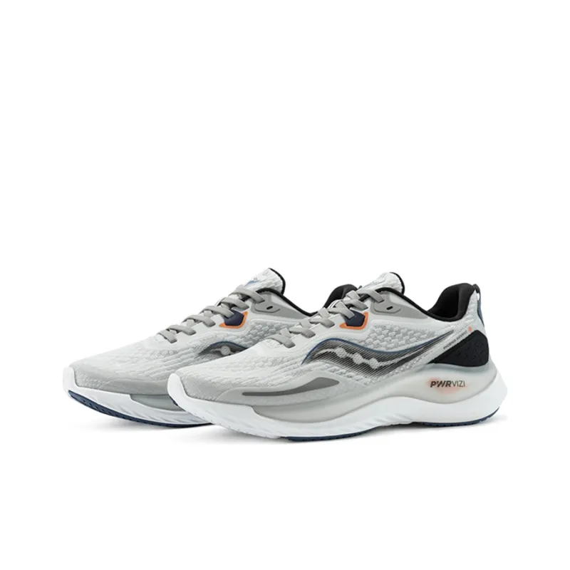 Saucony Phoenix Inferno 2 Cushioning Low Top Running Shoes Men's Gray Black-2