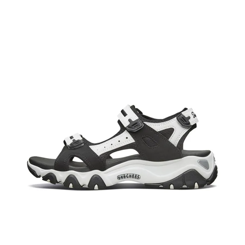 Skechers D Lites 2.0 Sandals 'Black White' Women's-0