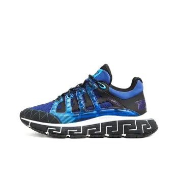 VERSACE Trigreca Black Royal Blue Purple