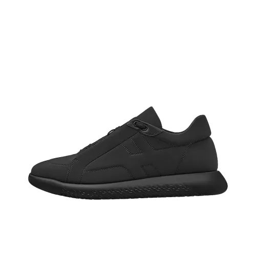 HERMES Avatar Casual Shoes Men Low-Top Black