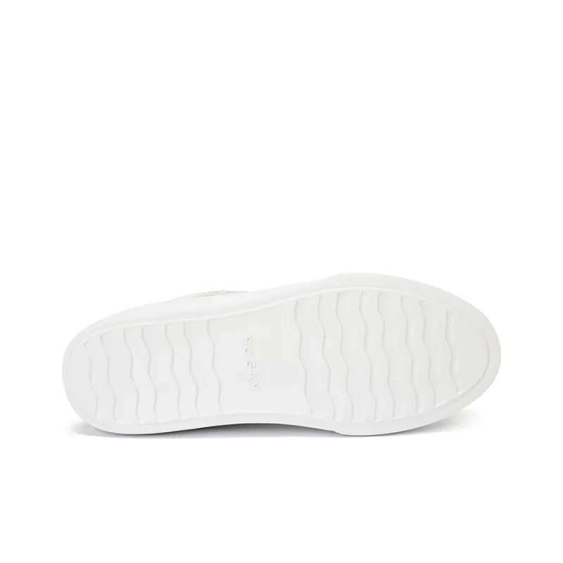 HOGAN CASSETTA 365 Stylish Skateboarding Shoes Men's White-4