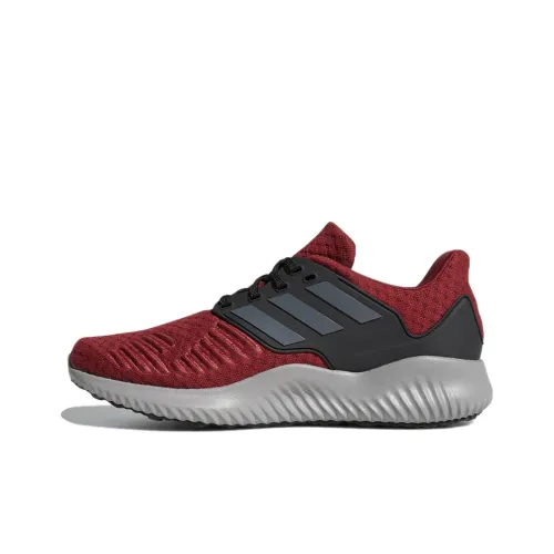 Adidas AlphaBounce Running Shoes Men Low-Top Red/Gray/Black