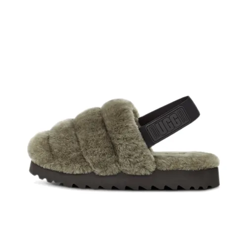 UGG Super Fluff Slipper Burnt Olive Women's