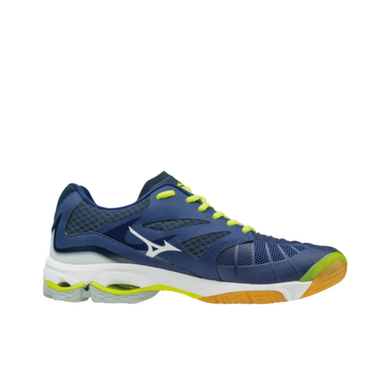 Mizuno Wave Lightning Z3 Cushioned Wear Resistant Breathable Low Top Running Shoes Unisex Blue White-1