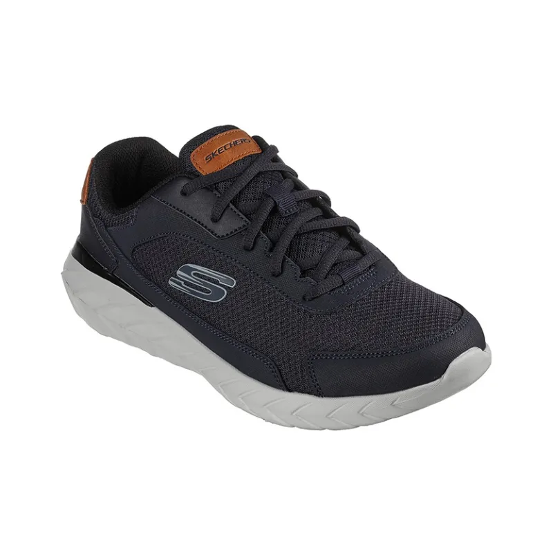 Skechers Overhaul 2.0 Enforcer Cushioning Anti-Slip And Wear-Resistant Low-Top Casual Shoes Men's Black-2