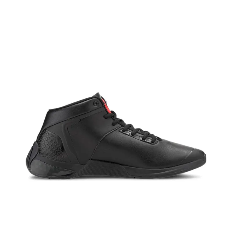 PUMA Ferrari Style KartCat-X Tech Cushioned Wear-Resistant Slip-Resistant Mid-Top Running Shoes Men's Black-1