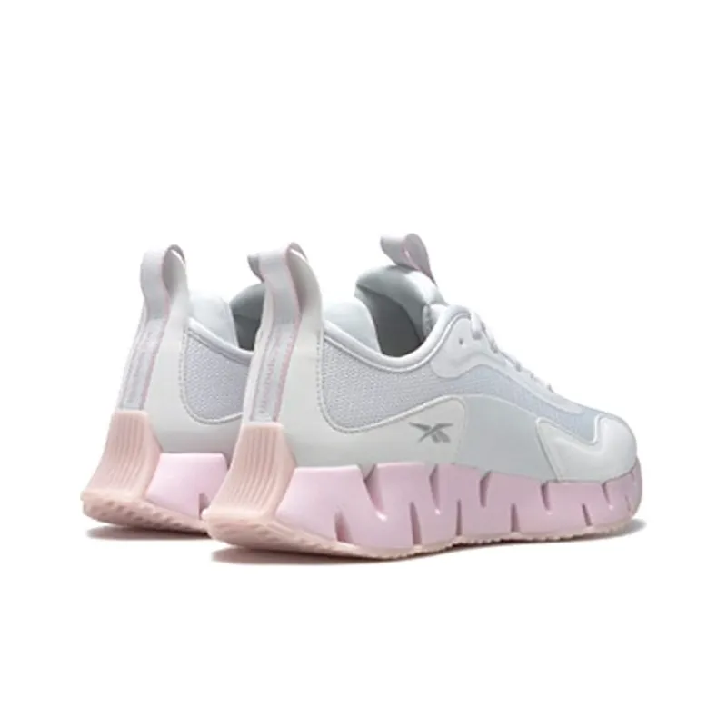 Reebok Zig Dynamica 1 Running Shoes Women's Low-Top Gray/Pink-3
