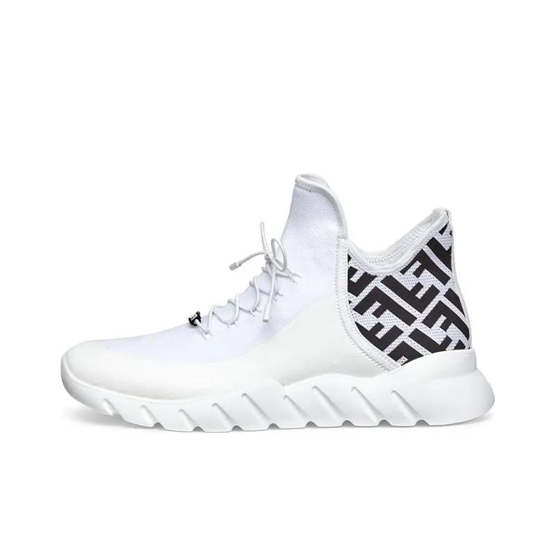 FENDI FF Motif Mesh High 'White'-0