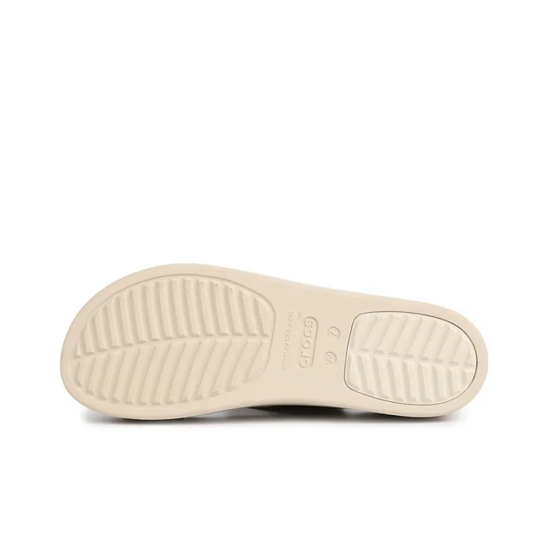 Crocs Brooklyn Thick Sole Sandals Gray Women's-3
