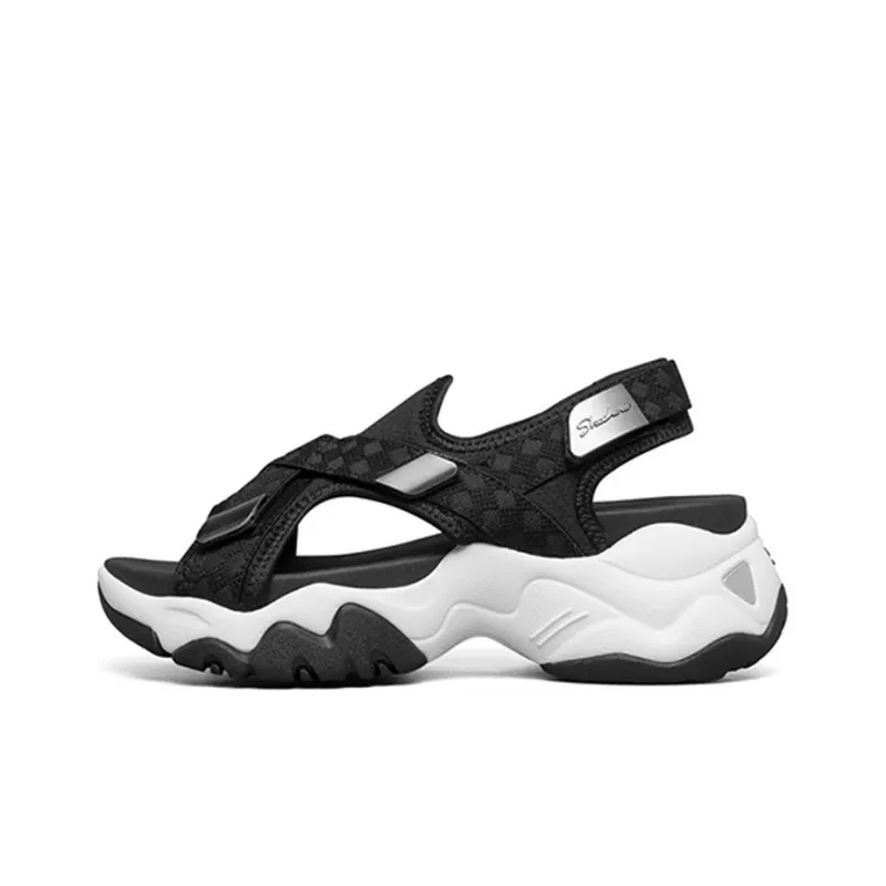 Skechers D Lites 3.0 Sandals Black Women's-0