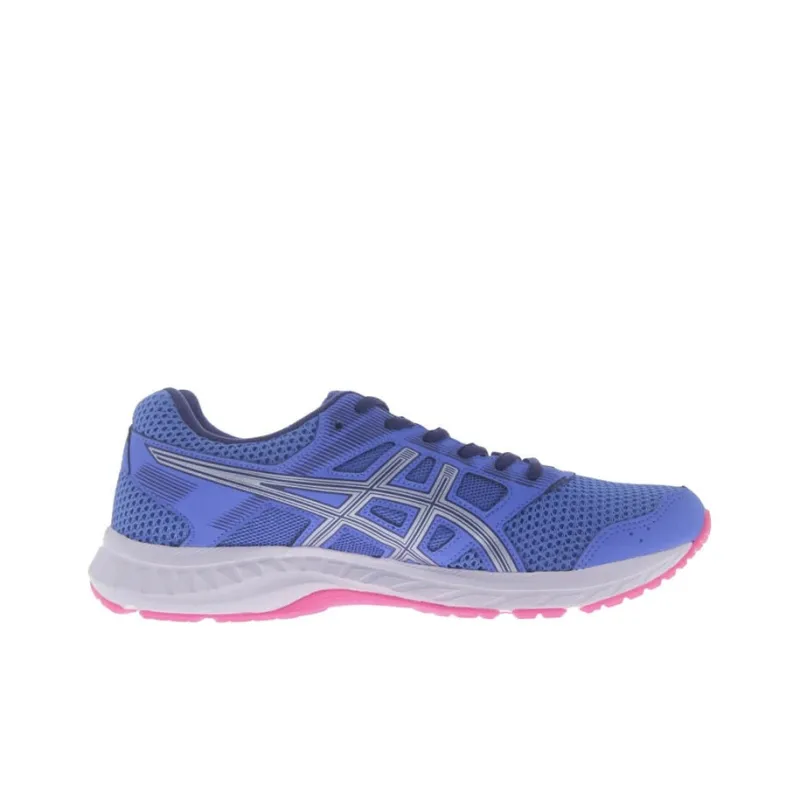 Asics Gel-Contend 5 Durable Breathable Low-Top Running Shoes Women's Blue Silver-1
