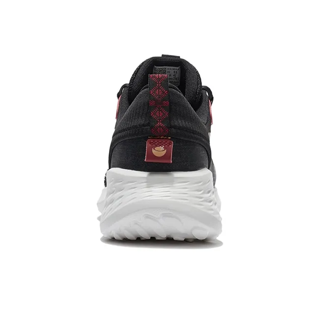 LiNing Soft Element Cushioning Anti Slip And Wear Resistant Low Top Casual Shoes Men's Black-3