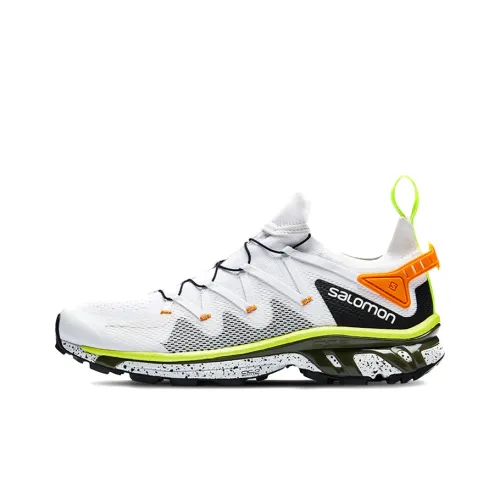 SALOMON XT-Rush Running Shoes Unisex Low-Top White/Black/Yellow/Orange