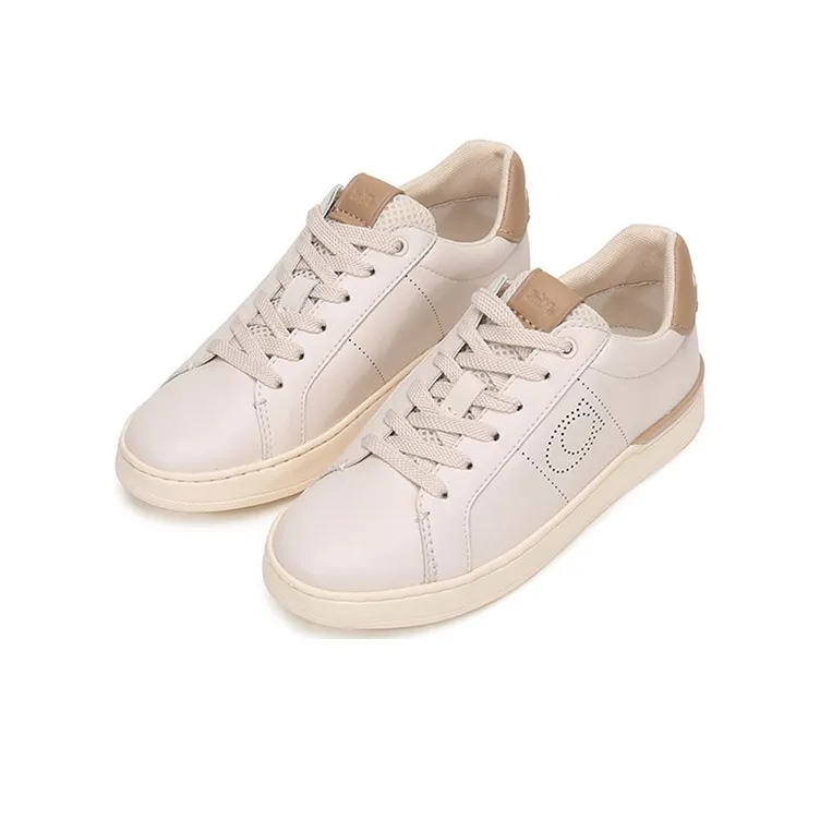 COACH CitySole Lowline Low Top Stylish Skateboarding Shoes Women's Pink White-2