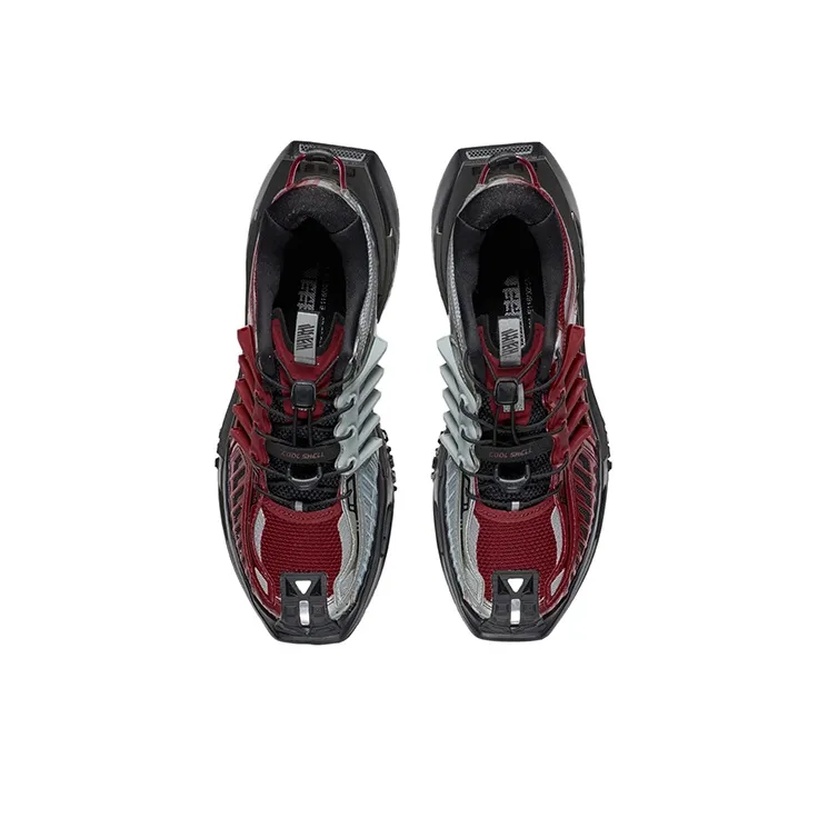 LiNing Xuankong Casual Shoes Women's Low Top Bull Red/Brick Gray/Black-3
