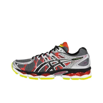 Asics GEL-Nimbus 16 Running Shoes Men Low-Top Gray/White/Red