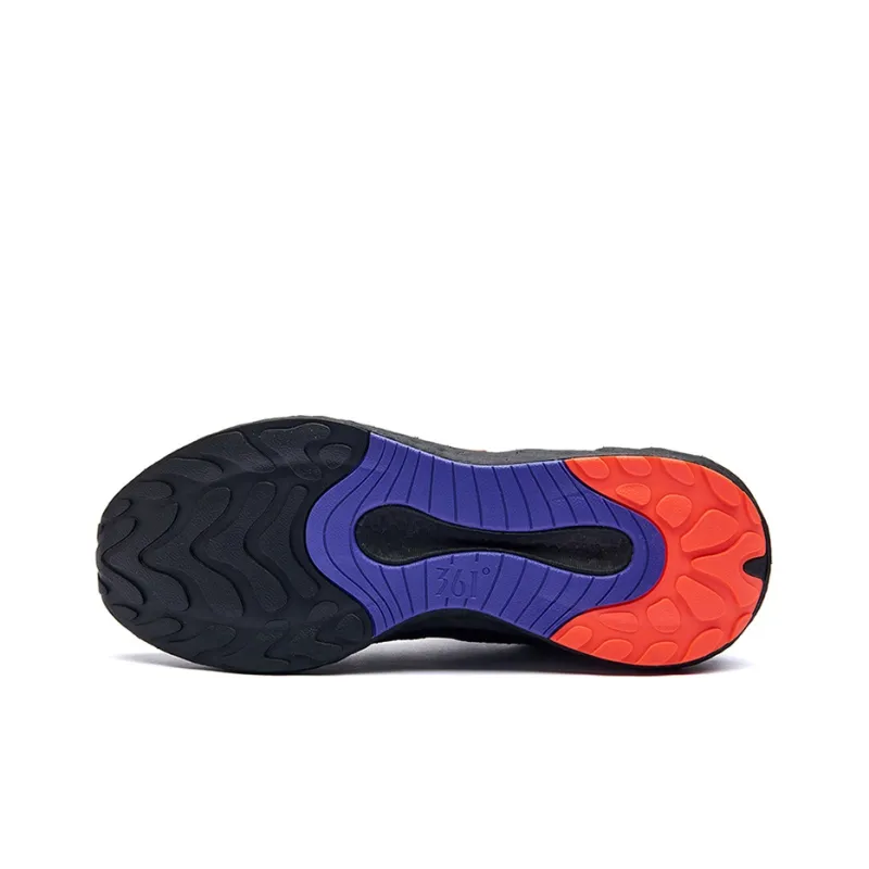 361° QU!KFOAM Low Top Running Shoes Men's Obsidian Black-3