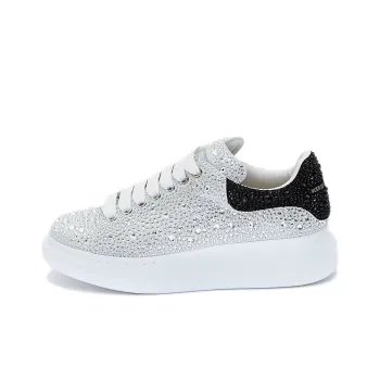 Alexander McQueen Oversized Crystal Embellished White Women's