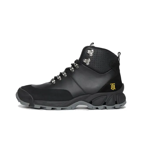 Burberry Hiking / Trekking Shoes Men High-Top Black