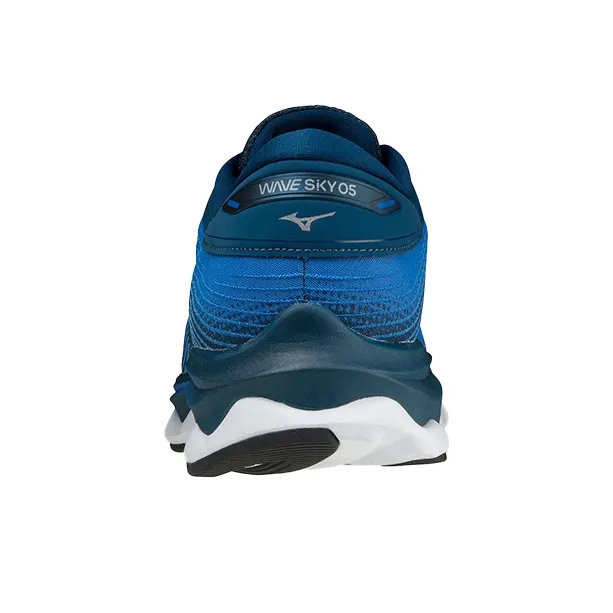 Mizuno Wave Sky 5 Casual Shoes Men Low Top Blue-3