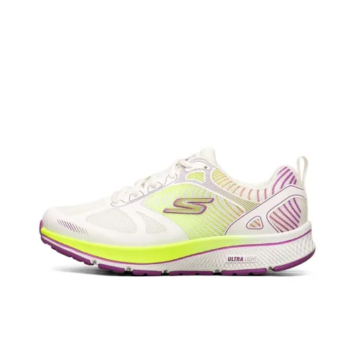 Skechers Go Run Consistent Running Shoes Women's Low-Top Yellow/Purple