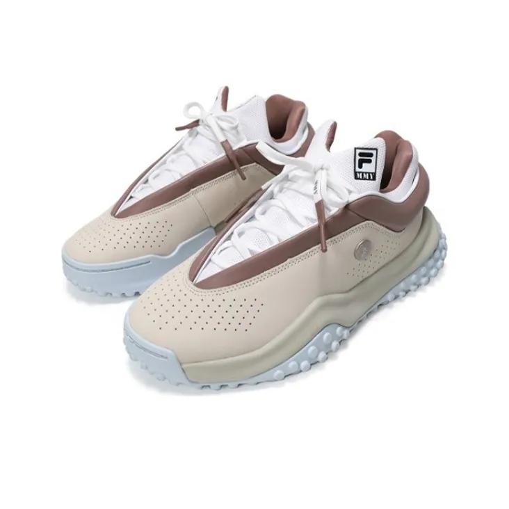 FILA x MIHARA YASUHIRO FM Cushioning, Slip Resistant, And Abrasion Resistant Low Top Casual Shoes Men's Beige-2