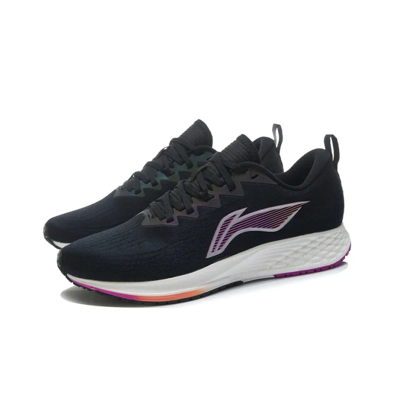 LiNing Red Hare 4 Low Top Light Foam Running Shoes Men's Purple-2