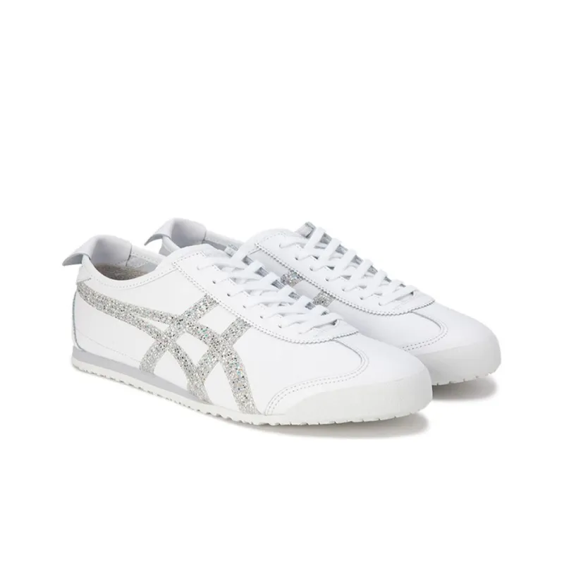 Asics Onitsuka Tiger Mexico 66 Candy Glitter Series White Pure Silver-1