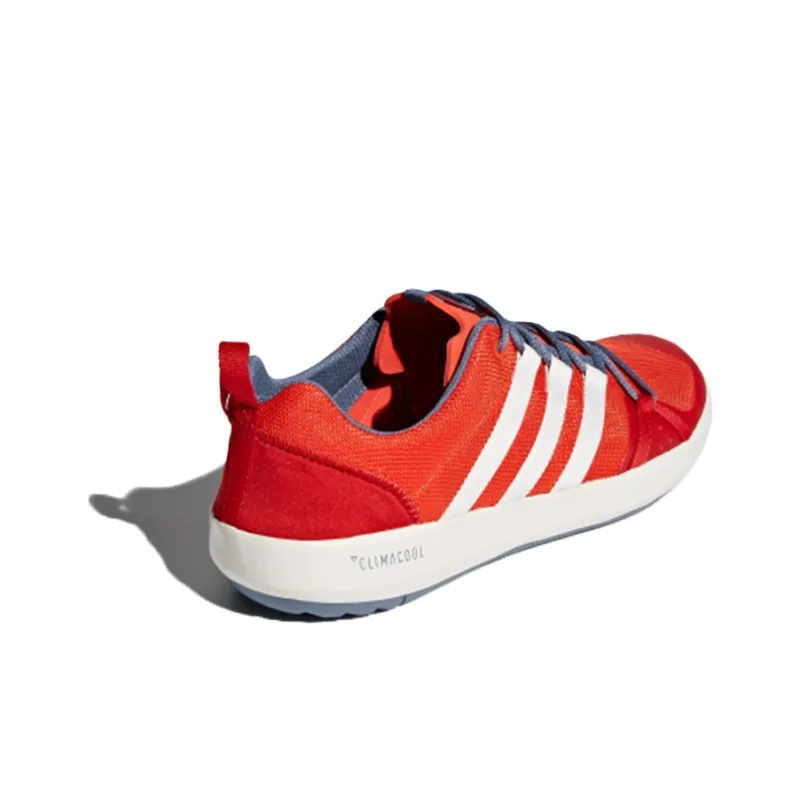Adidas Terrex CC Boat Slip Resistant Low Top Outdoor Shoes Unisex Red White-3