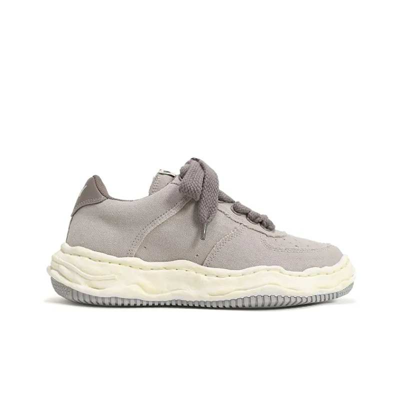 MIHARA YASUHIRO Maison MIHARA YASUHIRO Wayne OG Sole Washed Canvas Low Grey-1