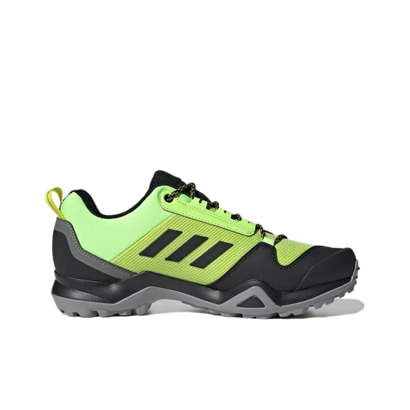 Adidas Terrex AX3 GTX Breathable Low-Top Outdoor Shoes Men's Black Yellow-1