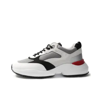 HOGAN Interaction Low Top Casual Shoes Men's White Gray Black