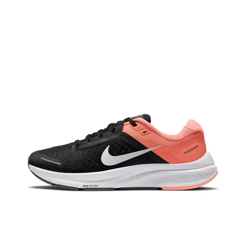 Nike Zoom Structure 23 Running Shoes Women's Low-Top Pink/Black