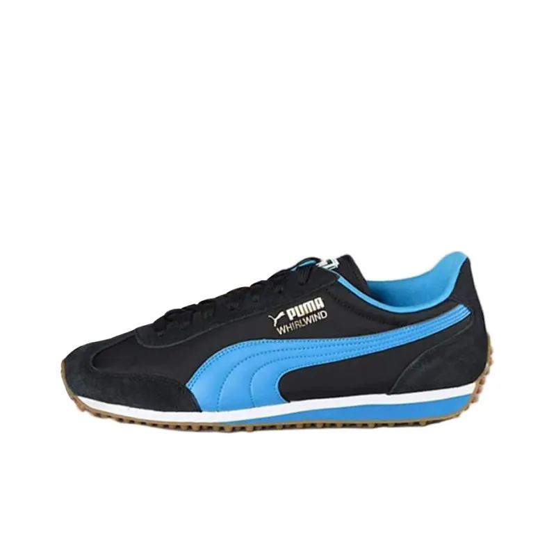 PUMA Whirlwind Classic Anti-Slip And Wear-Resistant Lightweight Low-Top Running Shoes Men's Black Blue-0