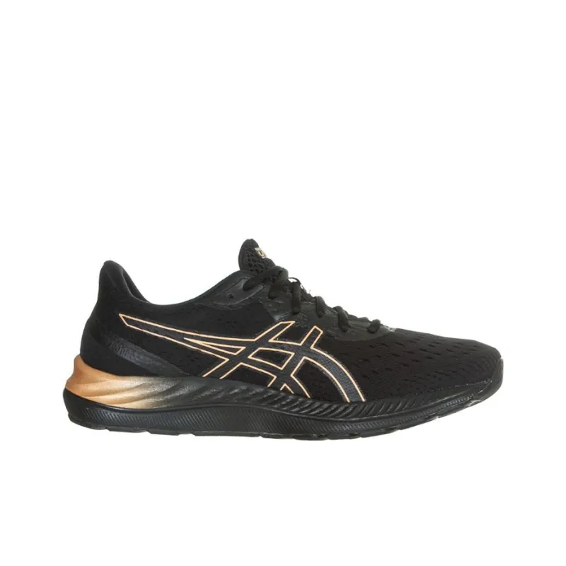 Asics Gel Excite 8 Breathable Low Top Running Shoes Men's Black Gold-1